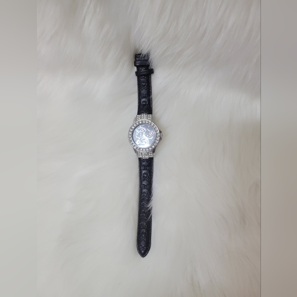 Rare tokidoki Unicorno Hello Kitty Black Pleather Rhinestone Watch - Picture 5 of 8